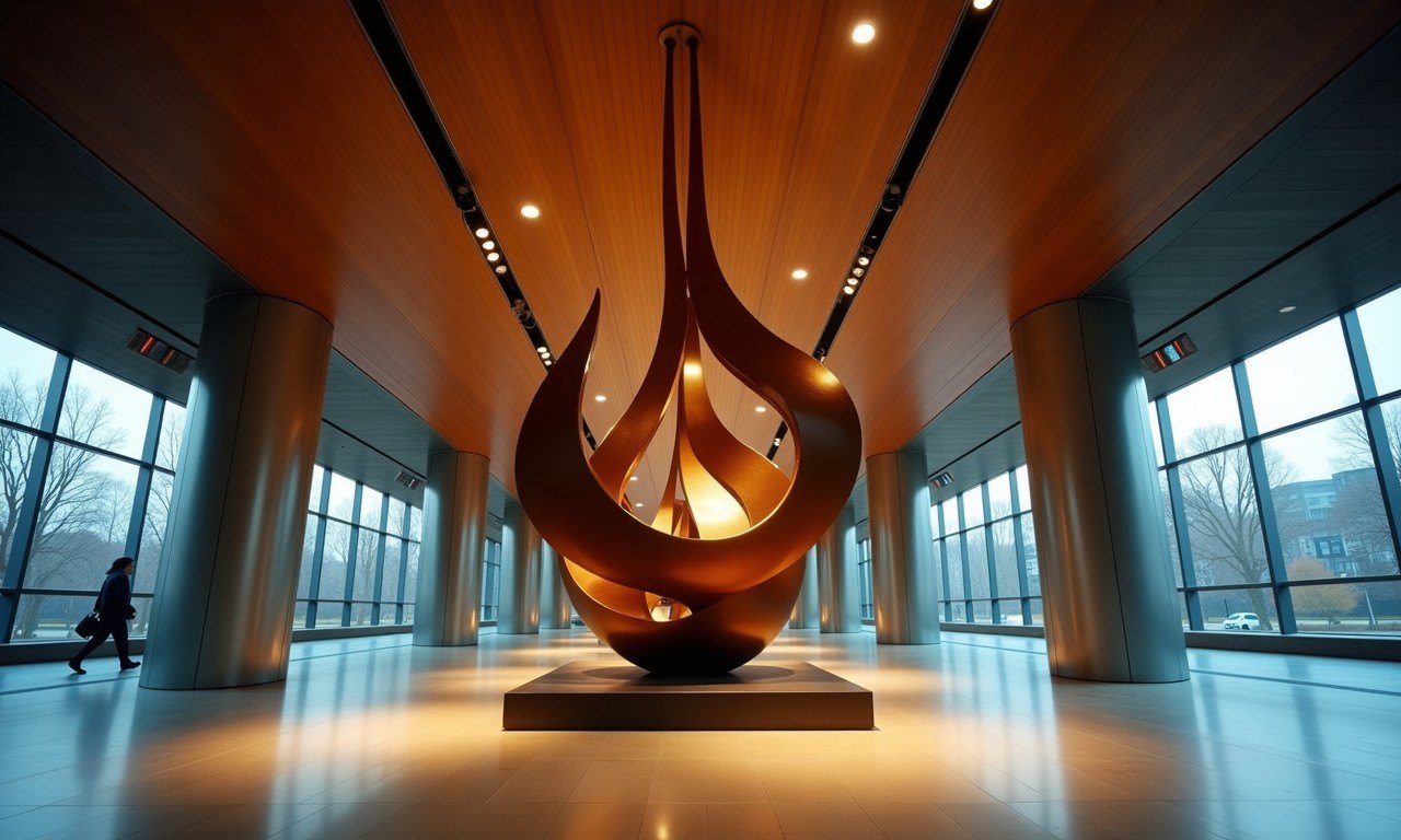 The 1965 Polish Abstract Sculpture at Finch TTC Subway Station